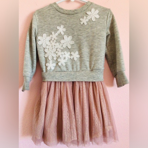 Blush by Us Angels Bottoms Blush By Us Angels Gray Pink Dress Size 4t Poshmark